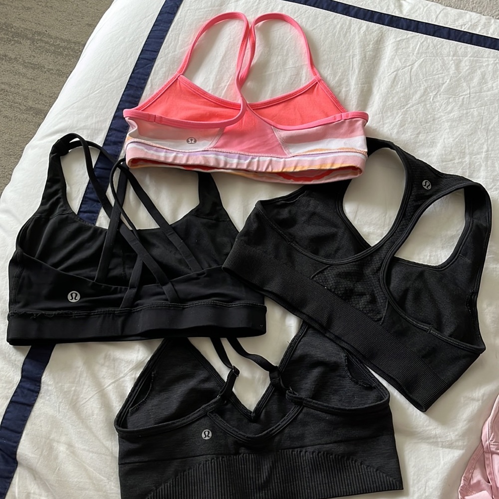 4 Lululemon sports bras